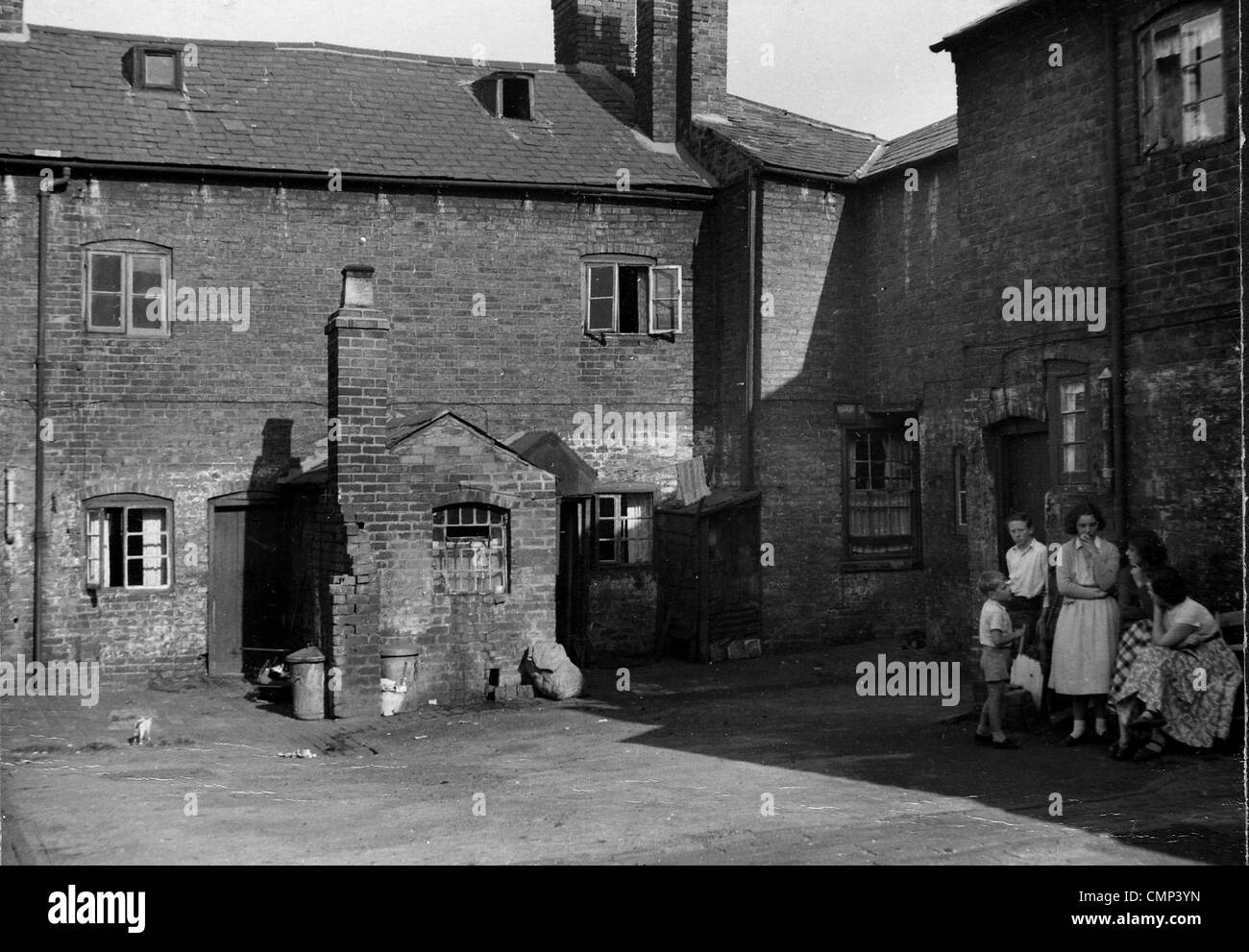 Grove Street, Wolverhampton, Mid 20th cent. Back houses in Grove Street