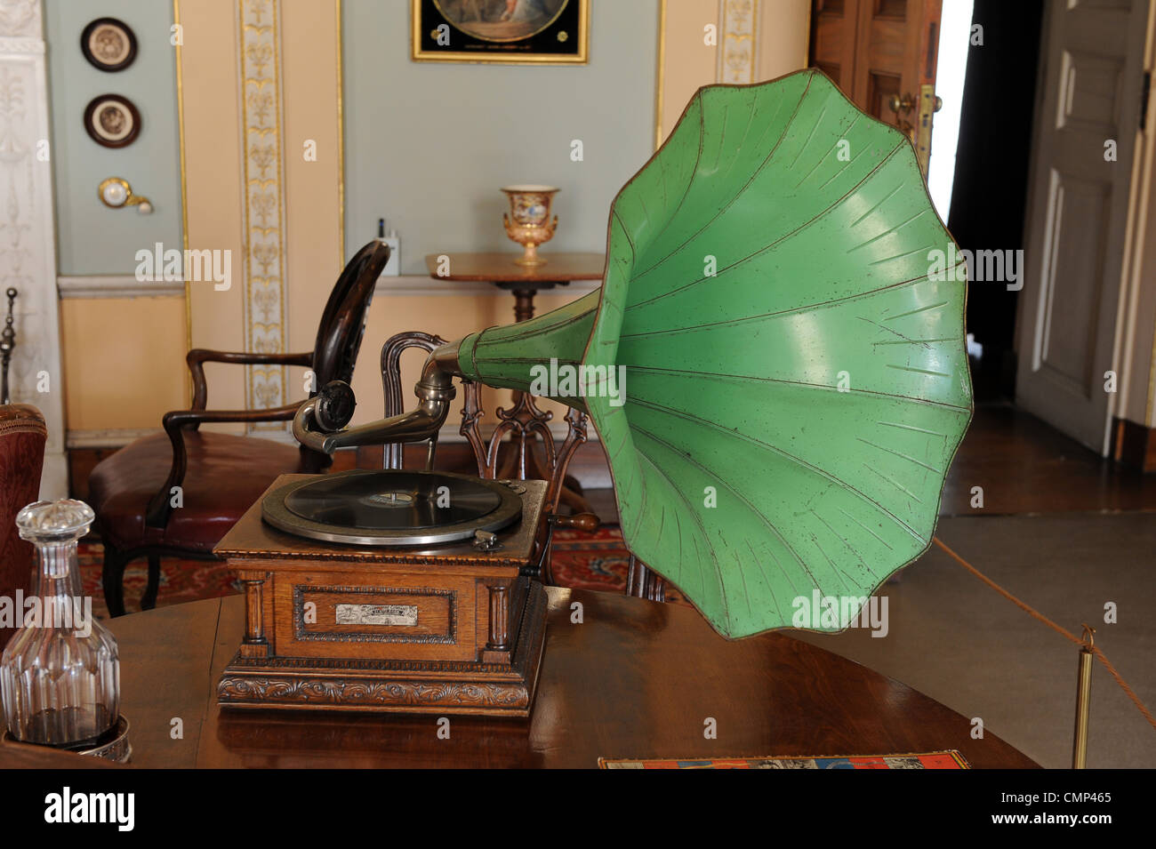 Gramophone made by The Gramophone Company Uk Stock Photo Alamy