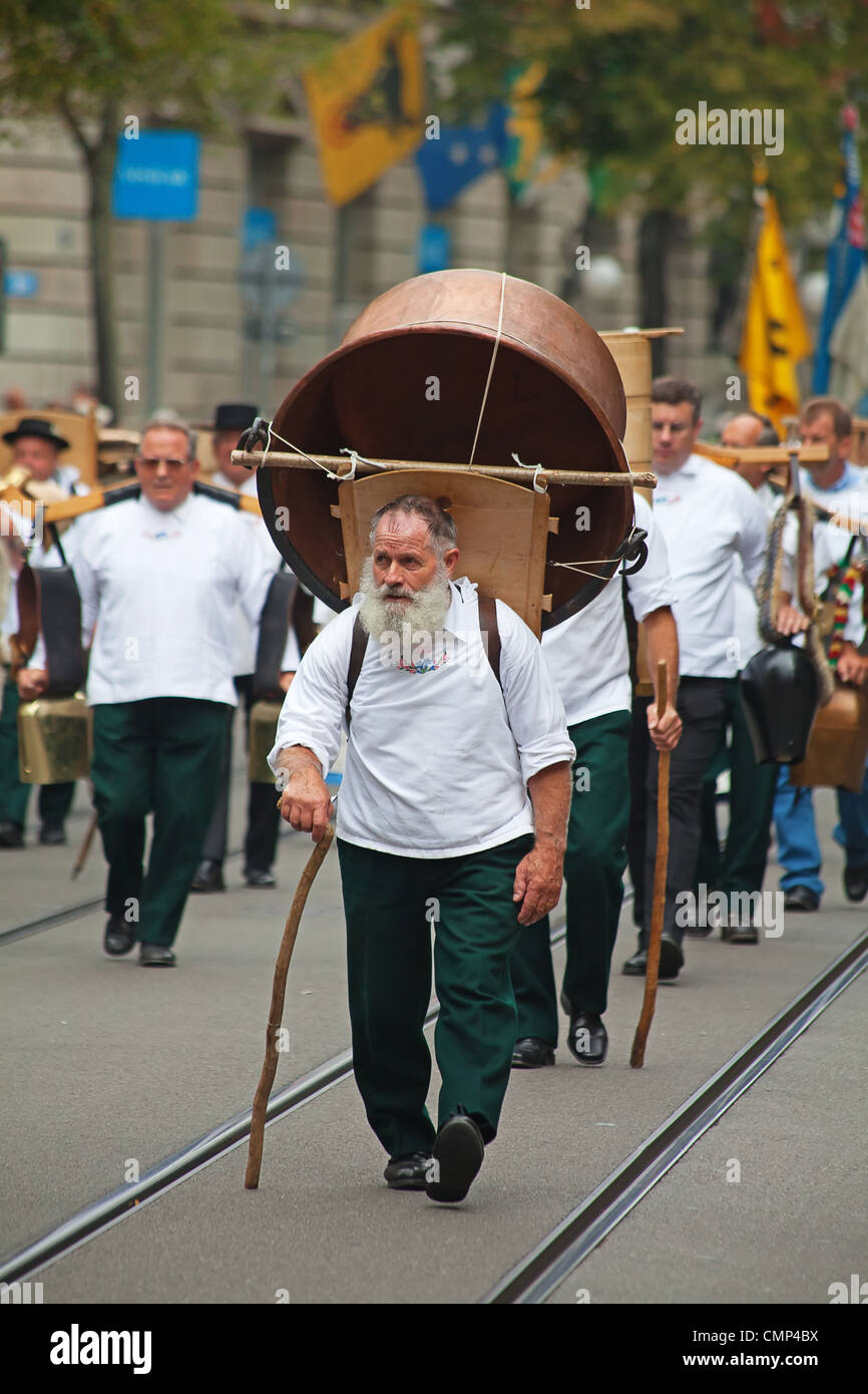Swiss National Day parade on August 1 Stock Photo Alamy