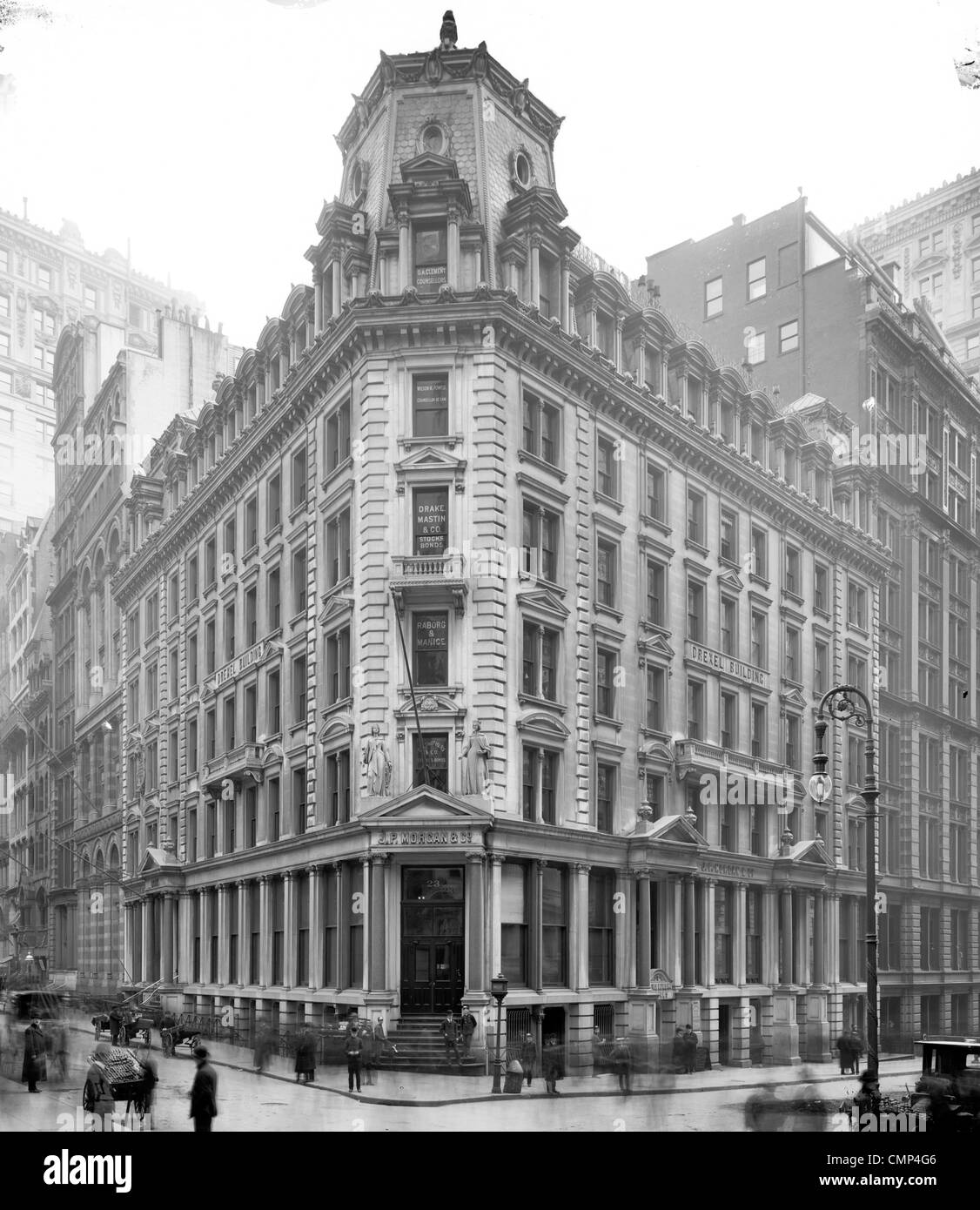 The J.P Morgan Building, New York City, USA Stock Photo