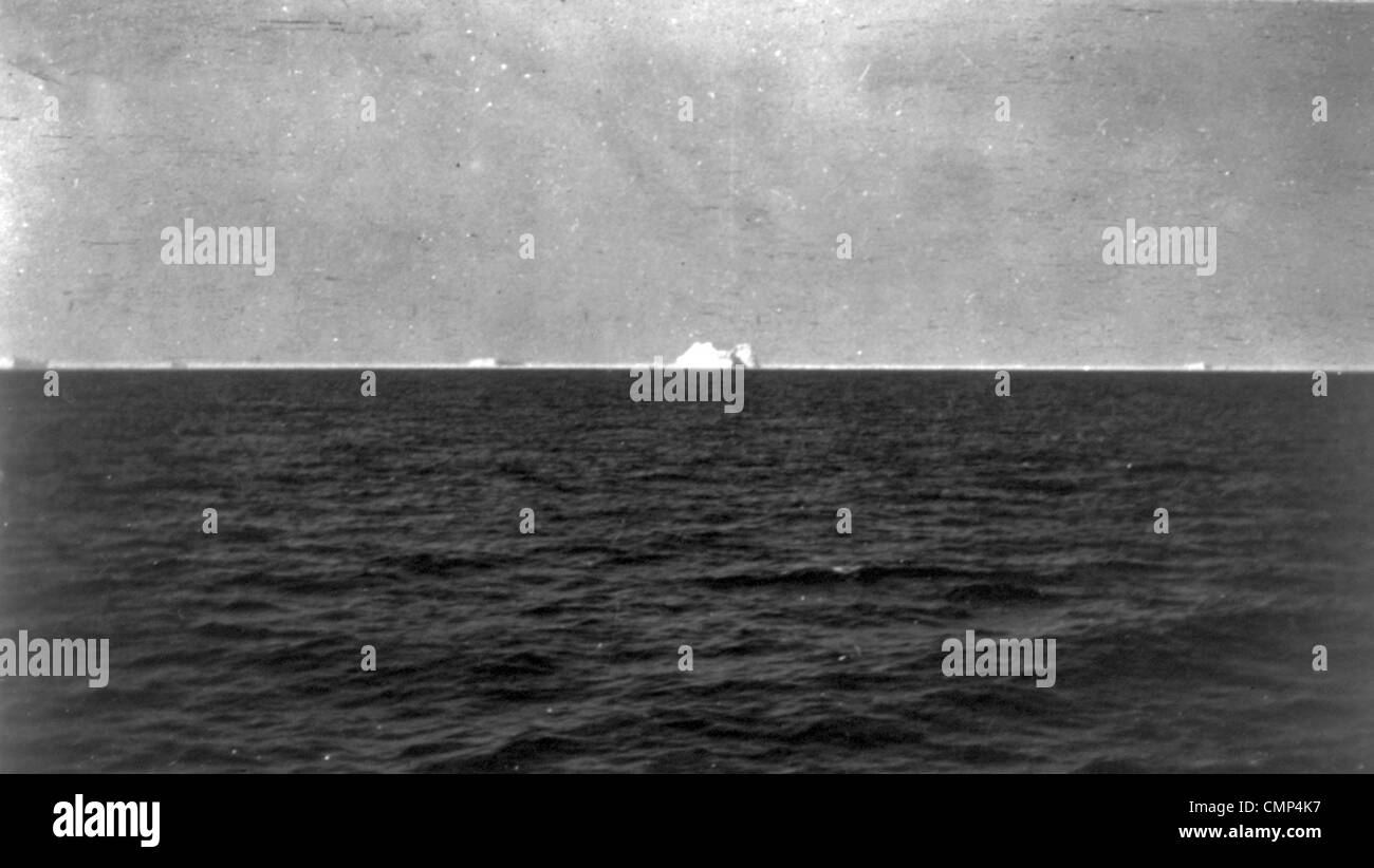 Iceberg which sank the Titanic Stock Photo