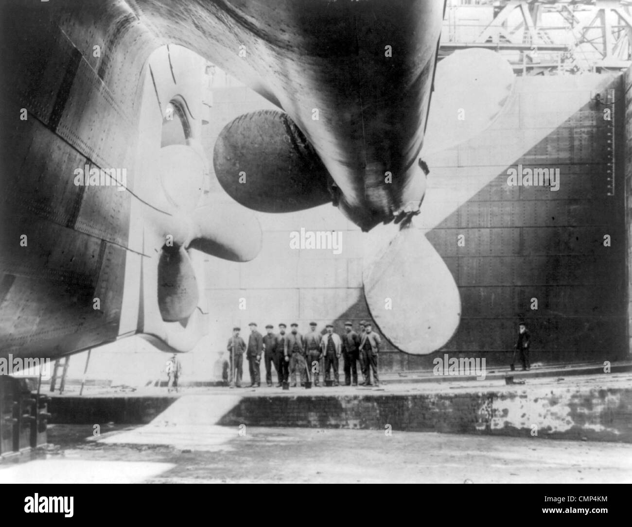 Titanic propeller Stock Photo