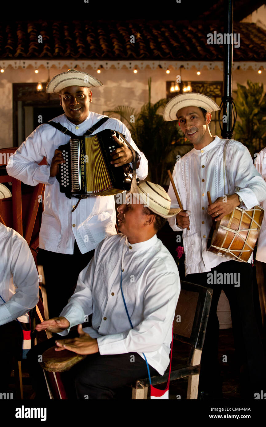 Panamanian folk musicians Stock Photo