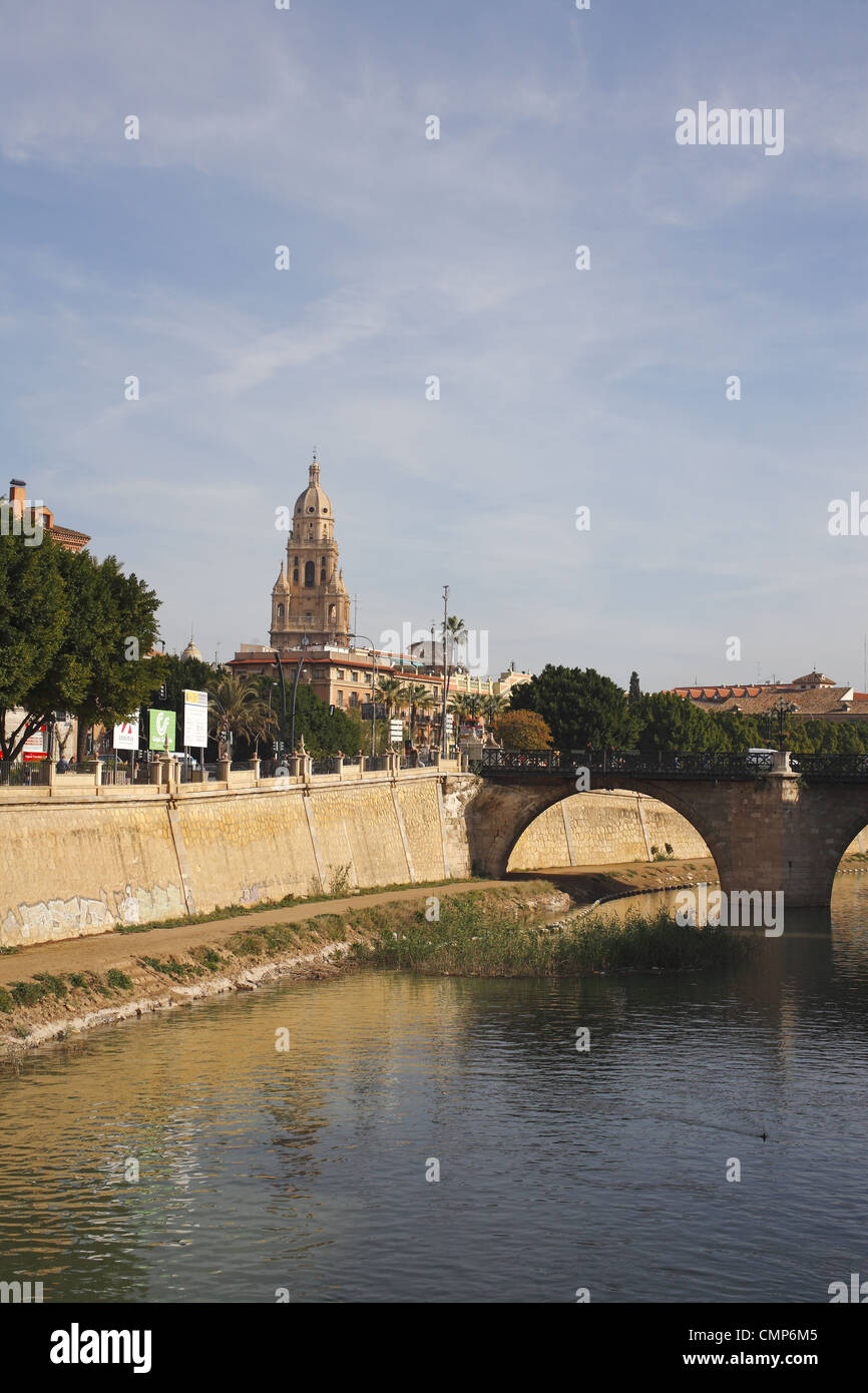 Puente Viejo (or  Puente de los Peligros), Murcia, Spain Stock Photo