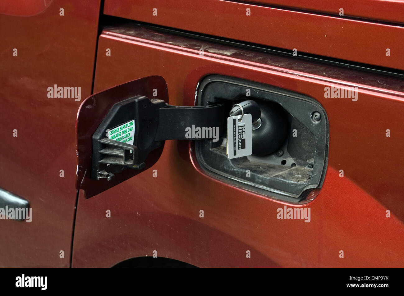 locked fuel tank Stock Photo Alamy