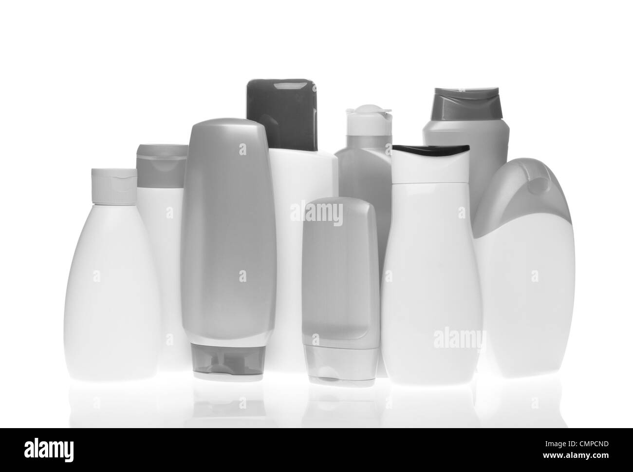 Set of cosmetic Black and White Stock Photos Images Alamy