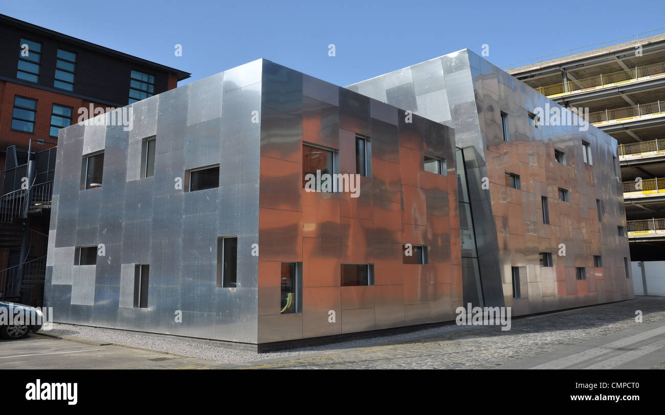 New headquarters for the 42nd Street charity, by architect Maurice Shapero  in the Ancoats district of Manchester. Stock Photo