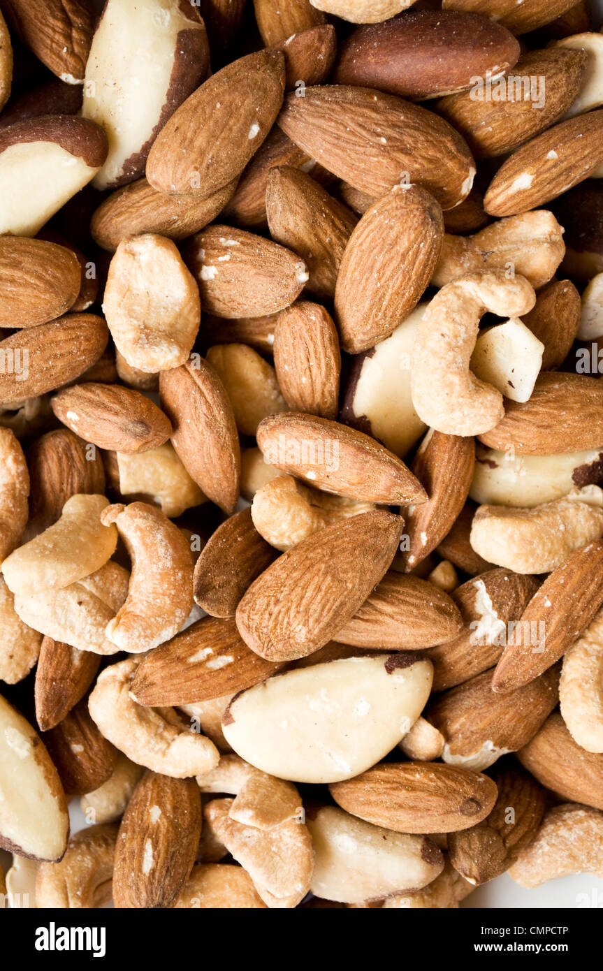 Mixed nuts healthy food Stock Photo Alamy