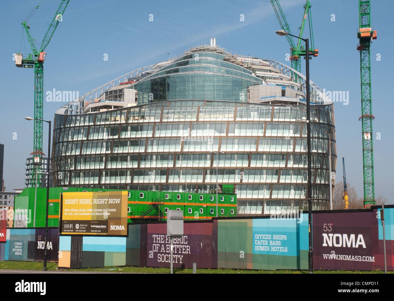 New head office for The Co-operative Group. The first building in the 20 acre NOMA development in Manchester City Centre. Stock Photo