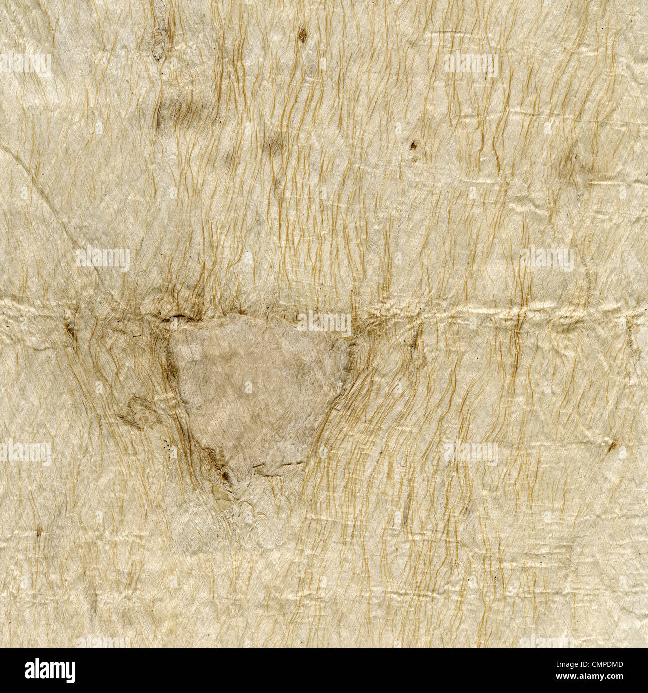 Handmade Paper Background With Rough Texture, Wrinkles, Wholes, Patches 