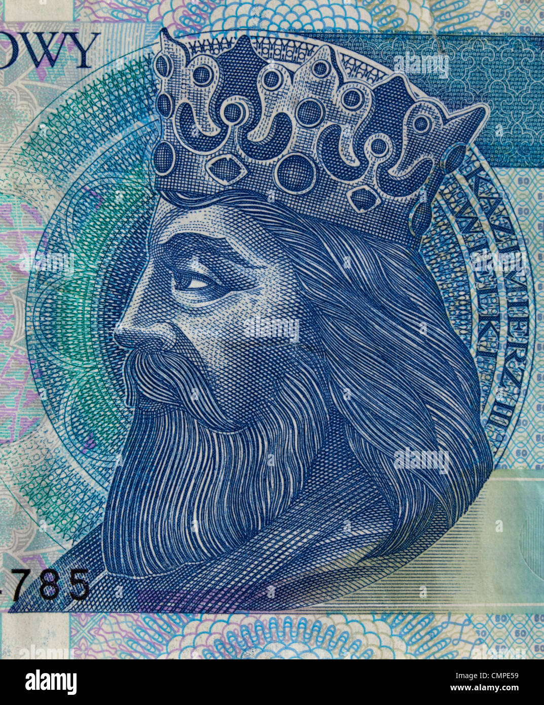 portrait of King Kazimierz (Casimir) III The Great (14th century), one of the greatest Polish