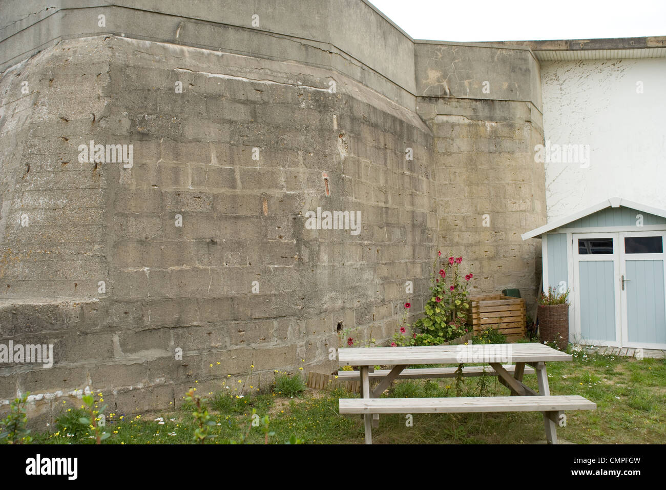 German bunker in Colleville Montgomery site of the beach code named ...