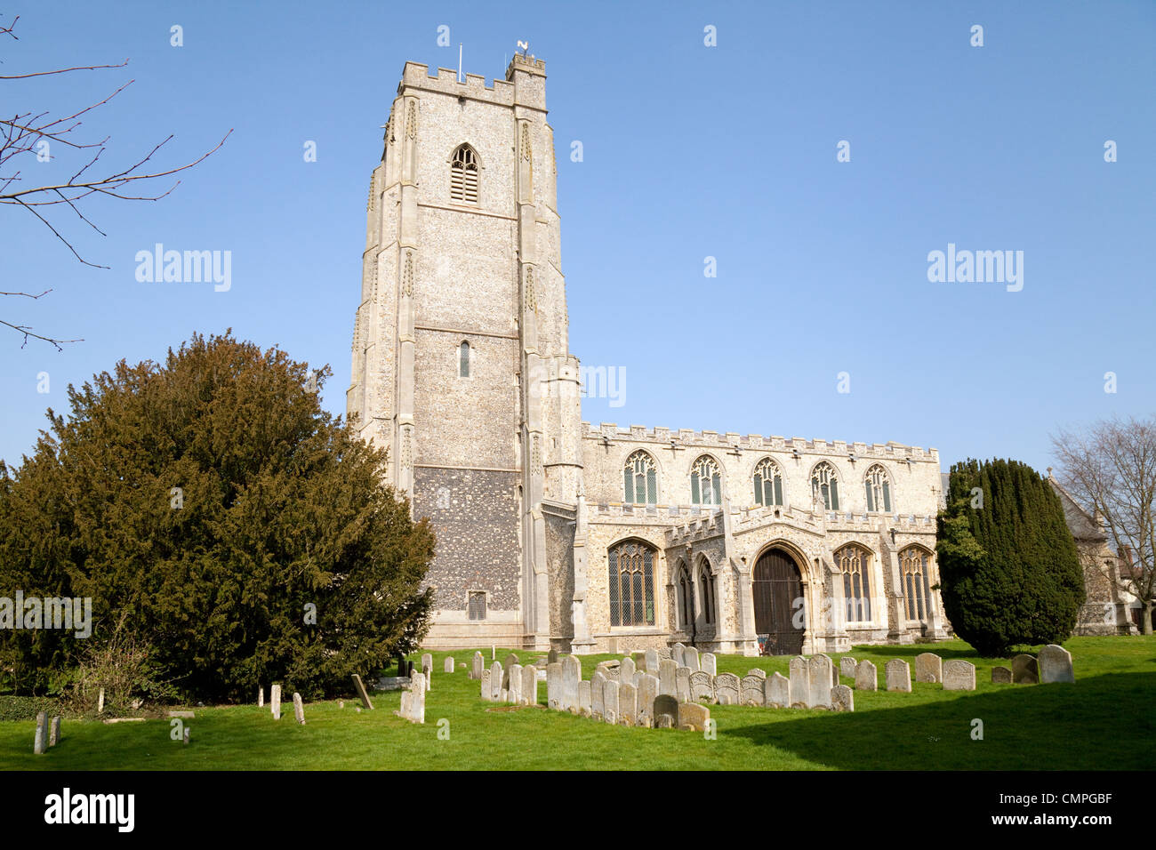 St Marys Church, Mildenhall Suffolk UK Stock Photo Alamy