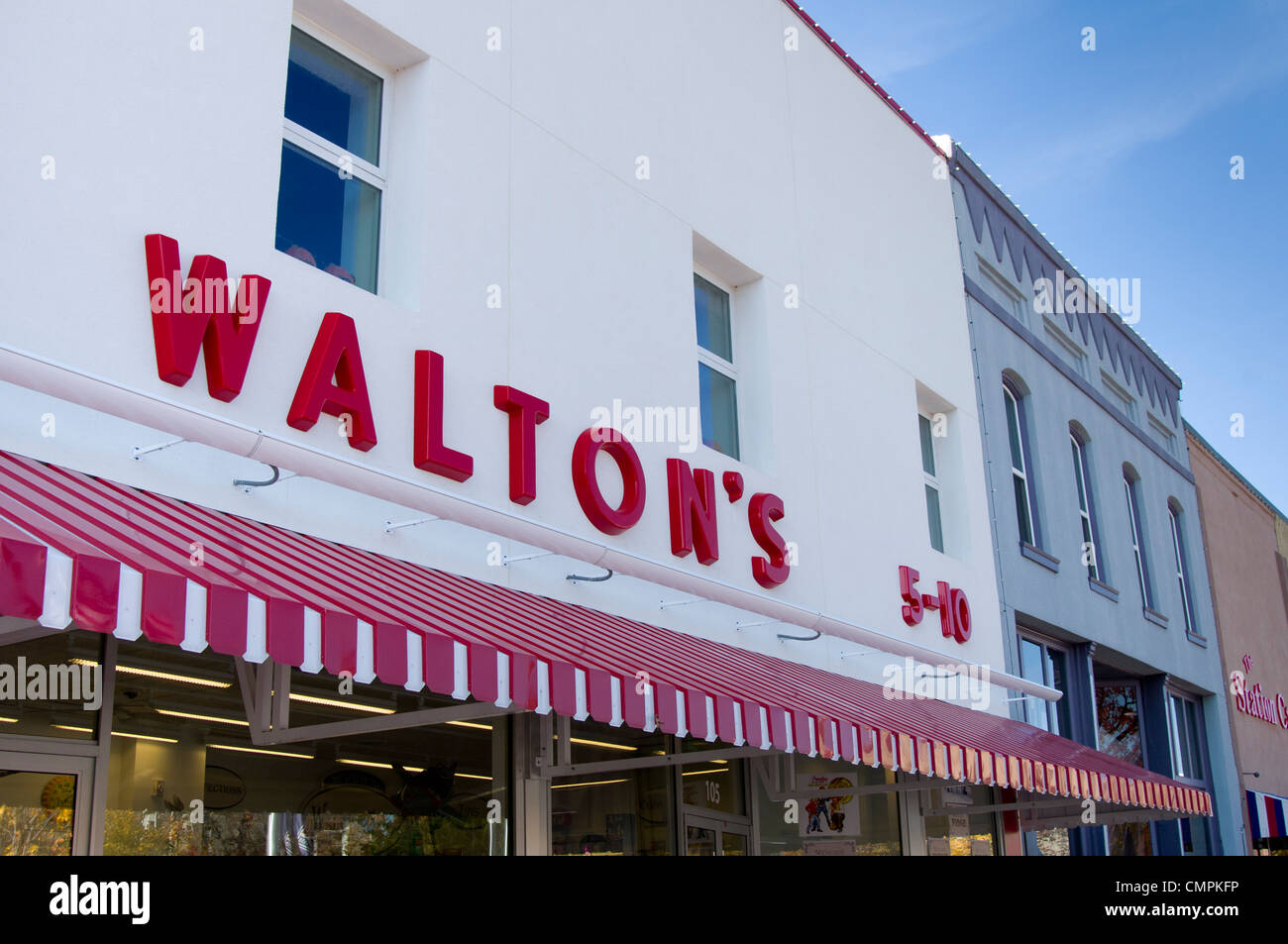 The Walmart Visitor's Center in Bentonville, Arkansas is housed in Walton's 5&10 dime store