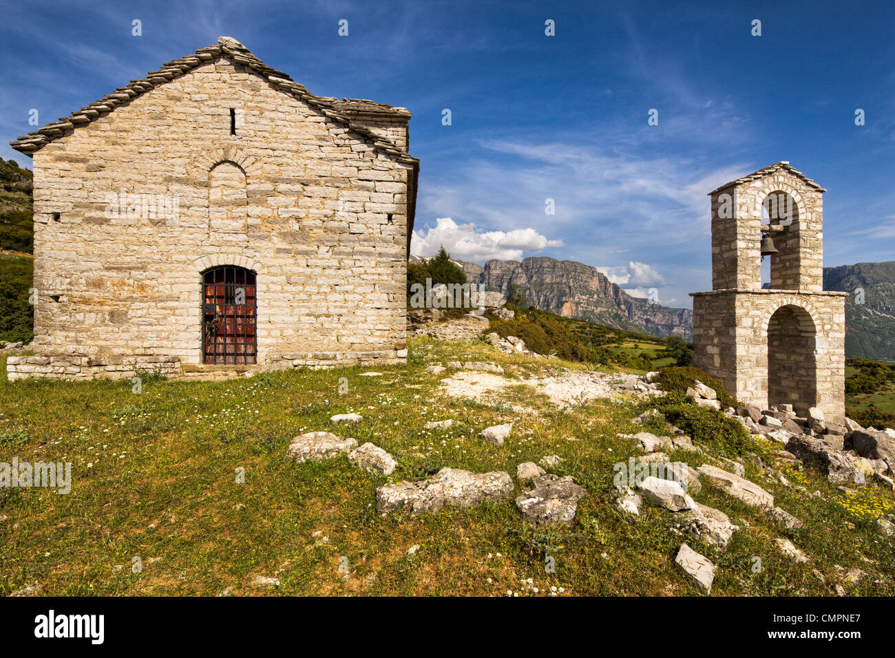 Ancient church, Epirus, Greece, Europe Stock Photo