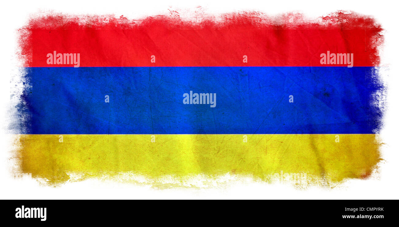 A painting of the flag of armenia hi-res stock photography and images ...