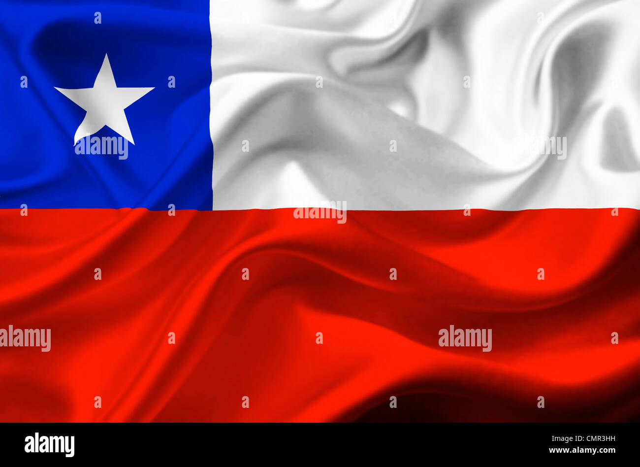 Chile waving flag Stock Photo Alamy