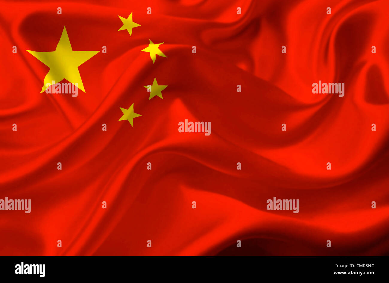 China waving flag hi-res stock photography and images - Alamy