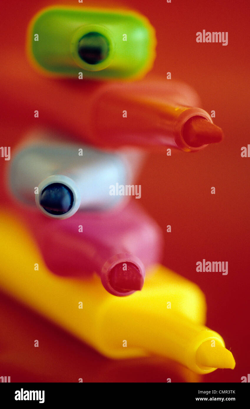 felt tip pens Stock Photo