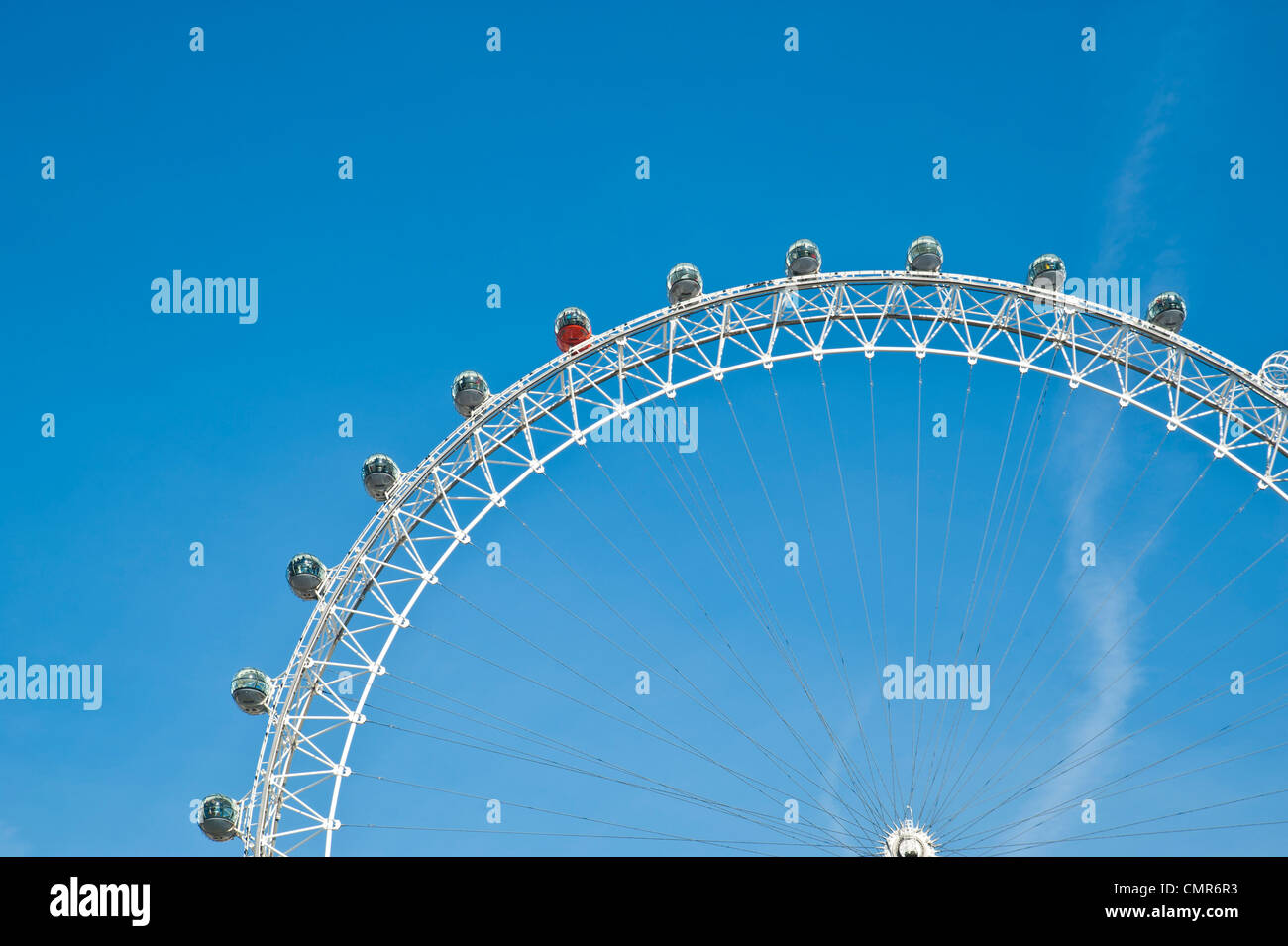 London Eye, Ferris Wheel,  London, U.K. Stock Photo