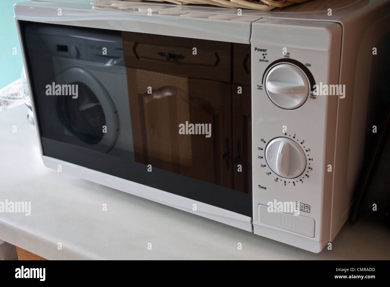 700w microwave oven. Stock Photo