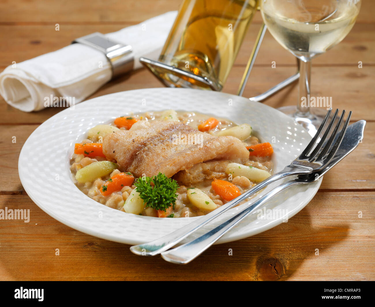 White fish and beans hires stock photography and images Alamy