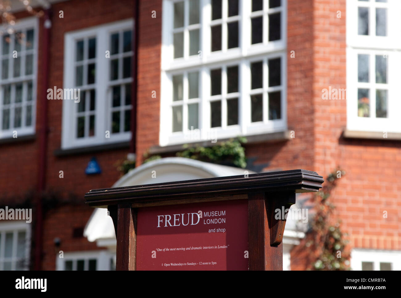 Freud Museum, Hampstead, London (former home of Sigmund Freud Stock