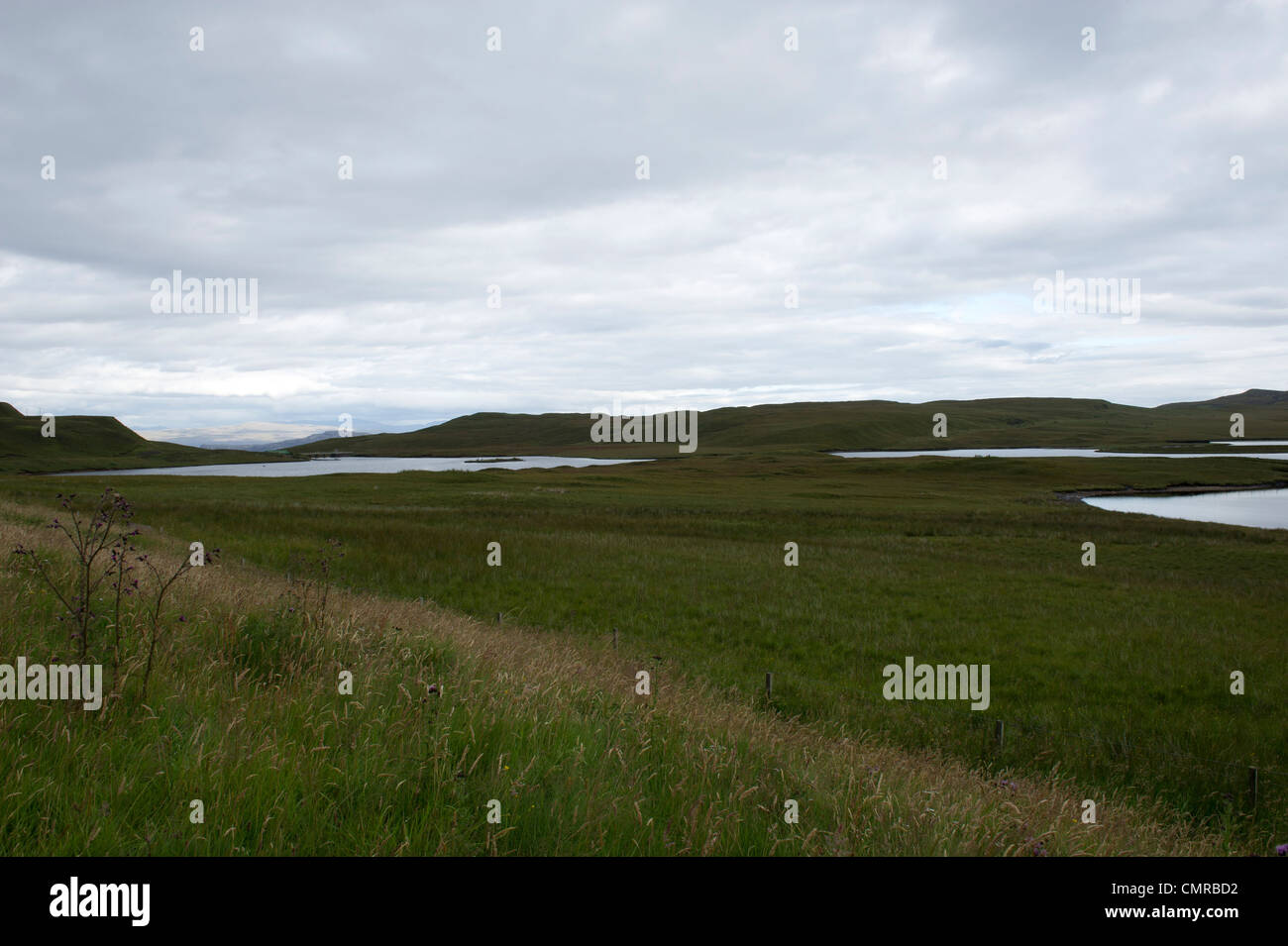 Loch Leathan, Isle Of Skye, Scotland, UK Stock Photo