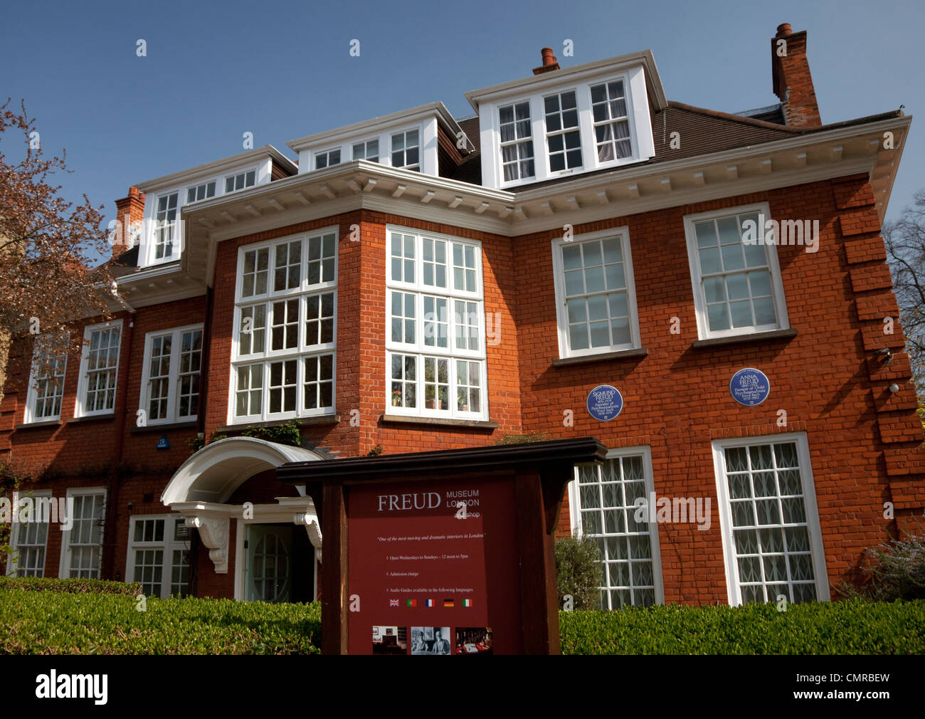 Freud Museum, Hampstead, London (former home of Sigmund Freud Stock