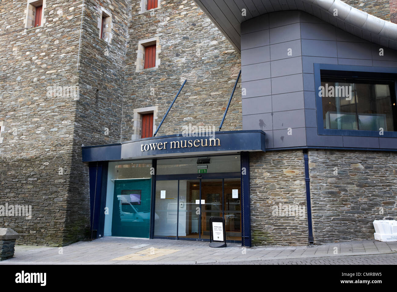 tower museum Derry city county londonderry northern ireland uk. Stock Photo