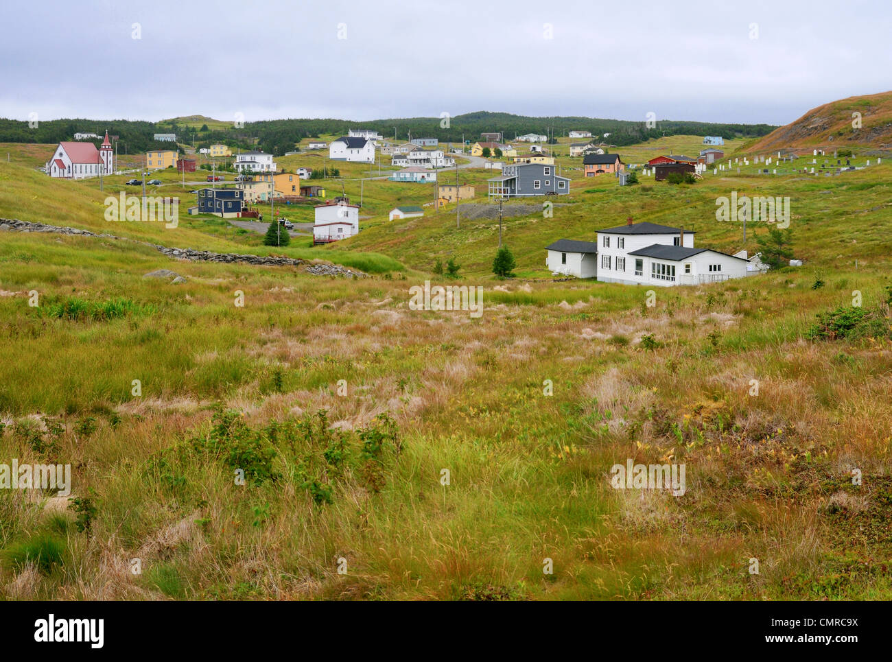 Town of English Harbour, Newfoundland Stock Photo Alamy