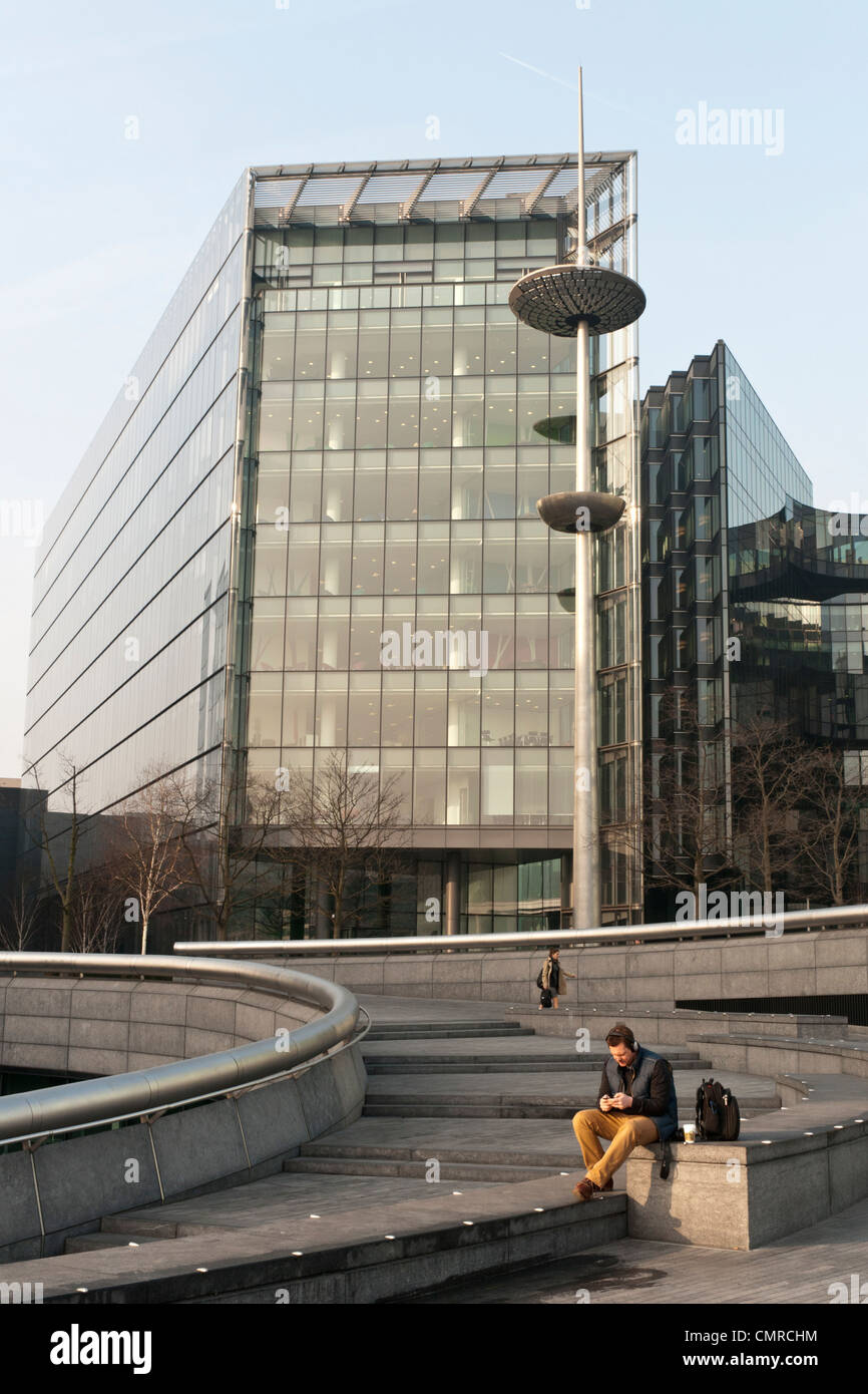The Scoop at the More London complex near City Hall, London Stock Photo