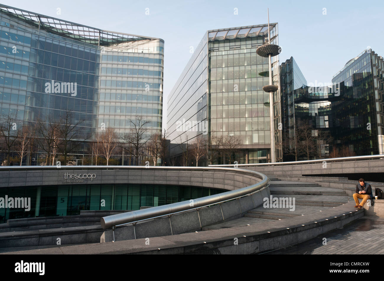 The Scoop at the More London complex near City Hall, London Stock Photo