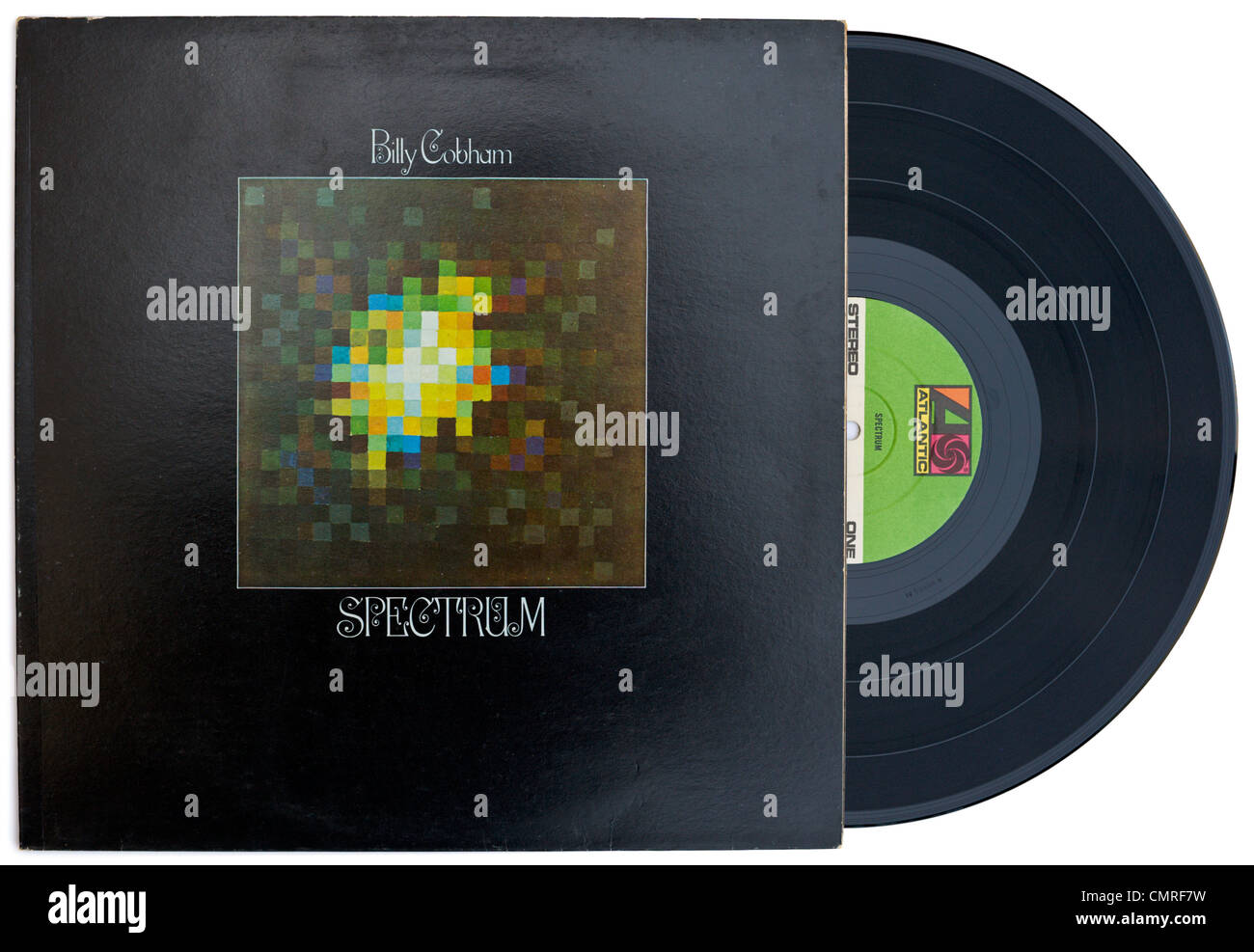 Jazz drummer BILLY COBHAM Spectrum vinyl album cover released 1973 on ATLANTIC RECORDS label Stock Photo