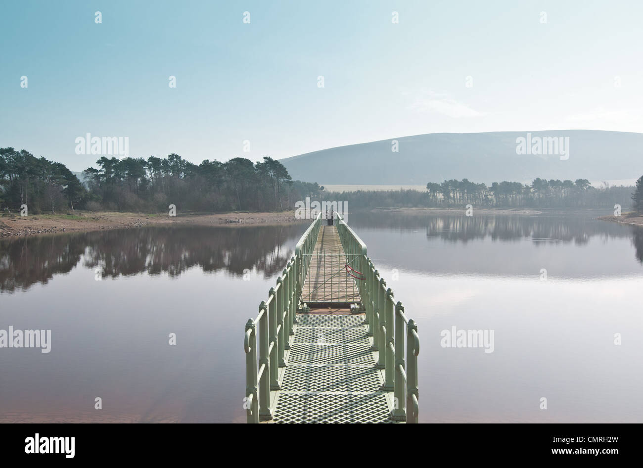 Harlaw reservoir in Scotland Stock Photo Alamy