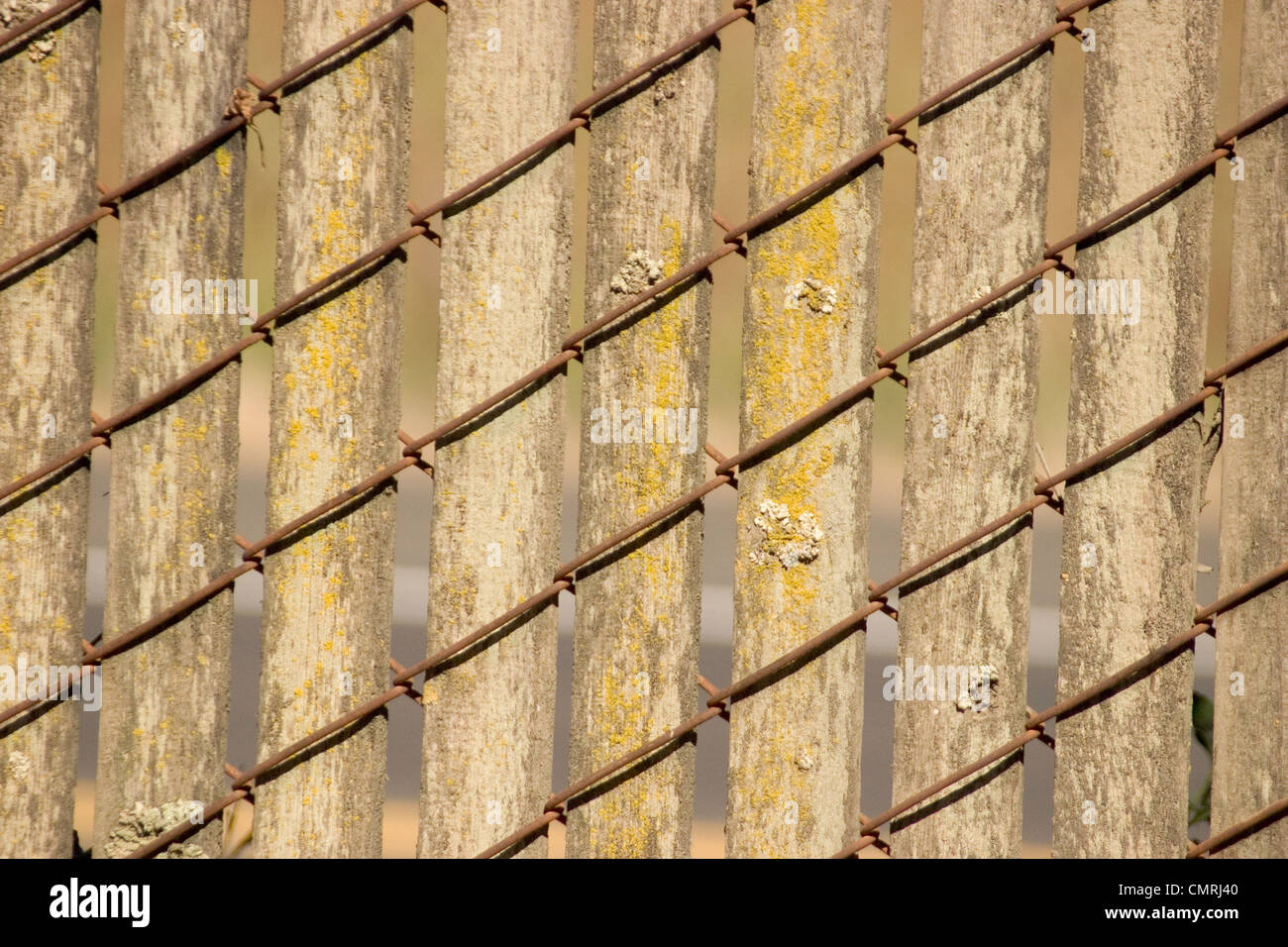 Slatted wood fence hires stock photography and images Alamy