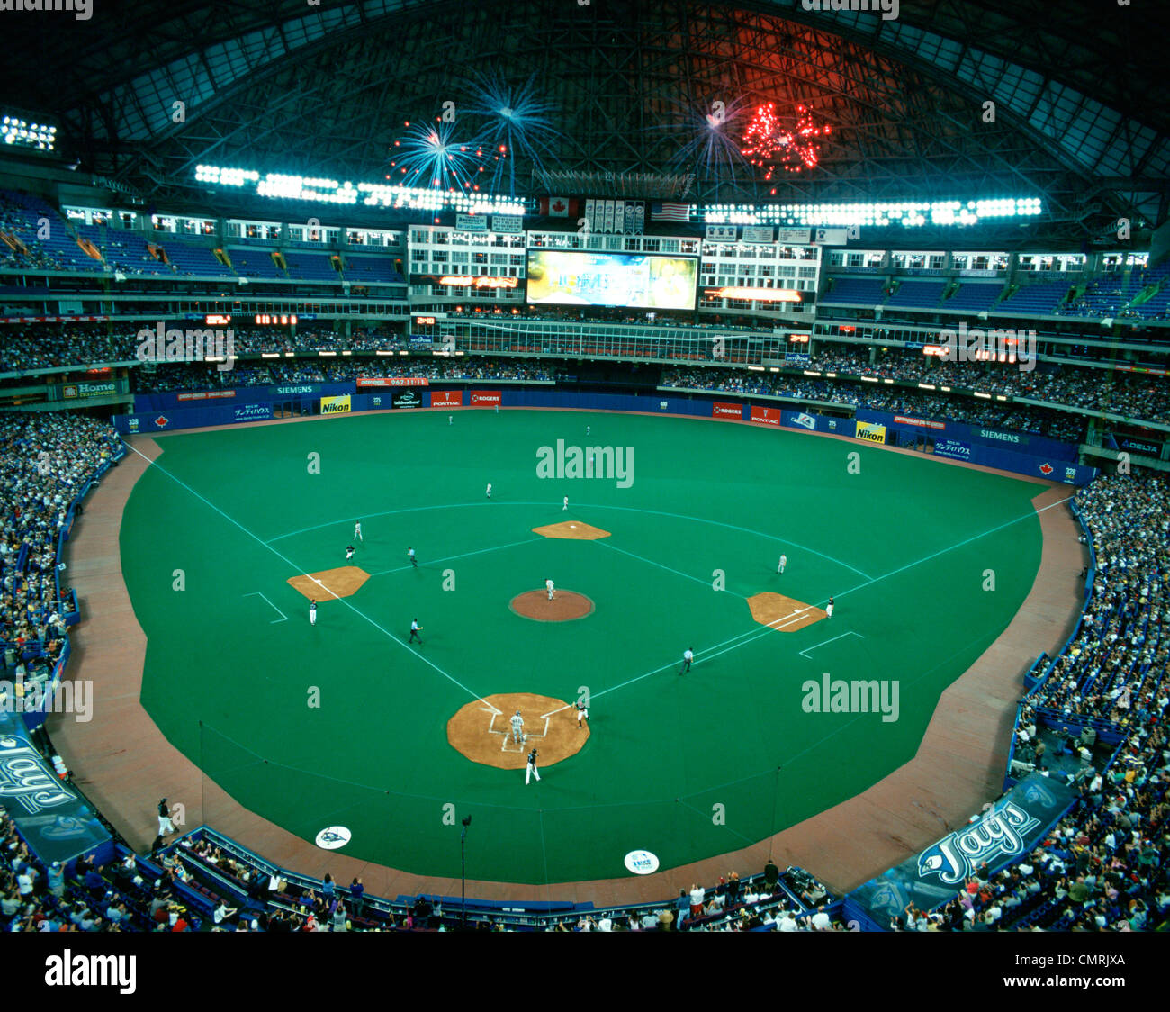Toronto Blue Jays baseball game at the Rogers Centre; Toronto, Ontario,  Canada Stock Photo - Alamy