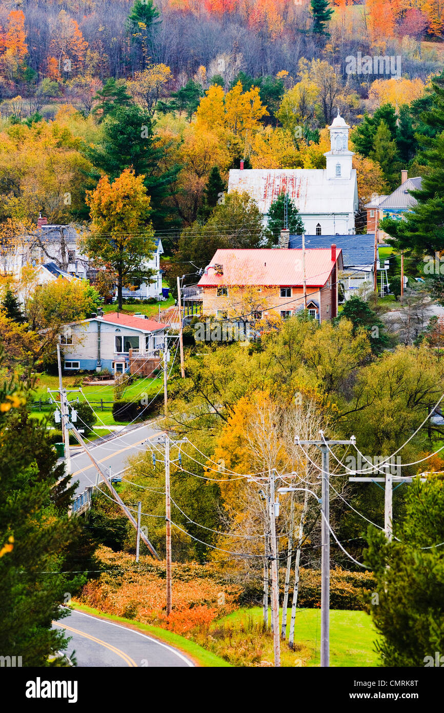 Village of Abercorn, Eastern Townships, Quebec Stock Photo Alamy