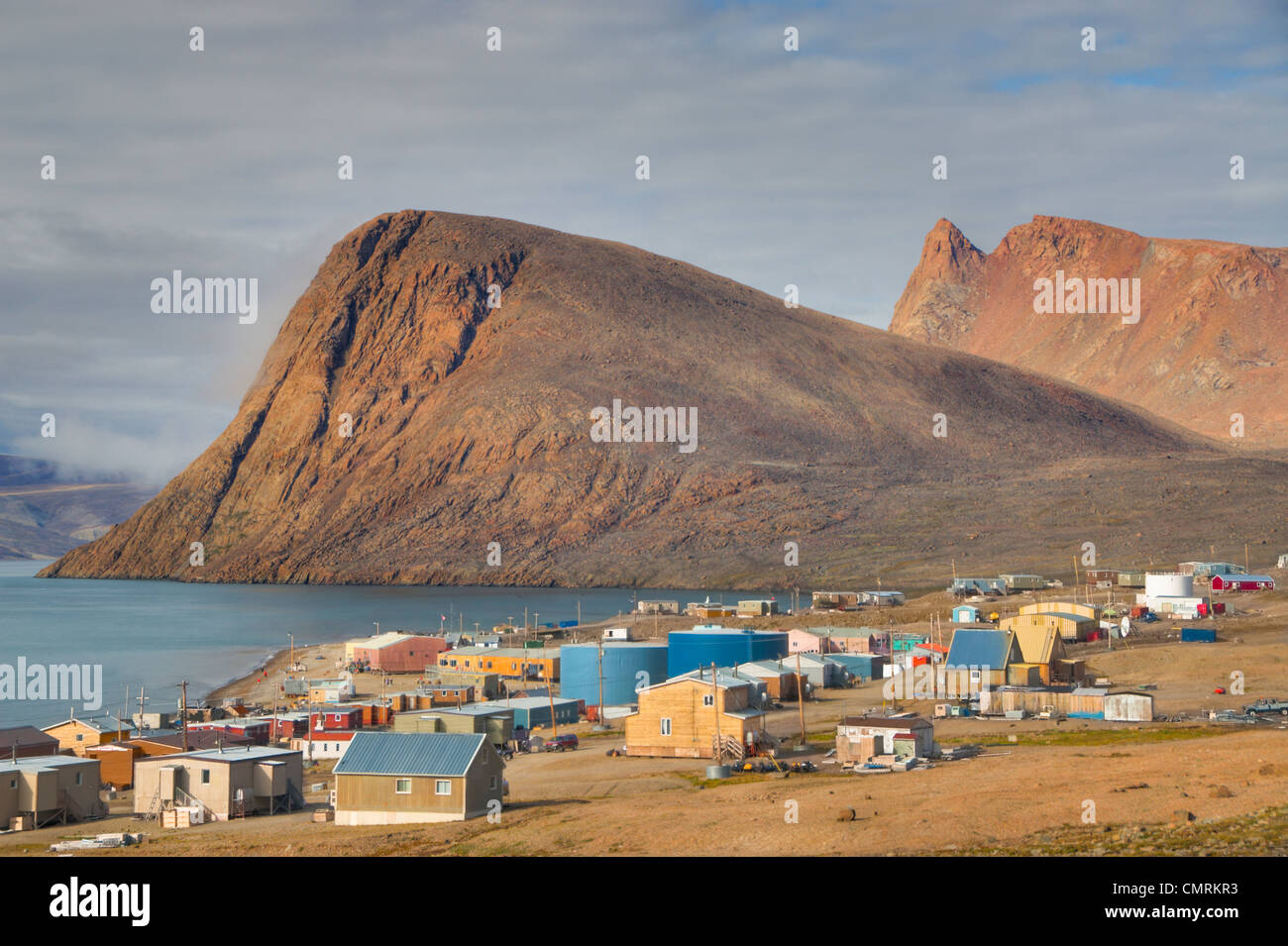 Northernmost village in North America, Grise Fiord, Nunavut Stock Photo