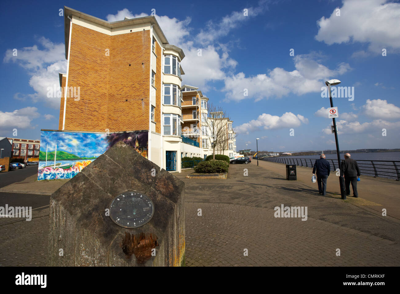 second world war point of departure memorial beside new riverfront