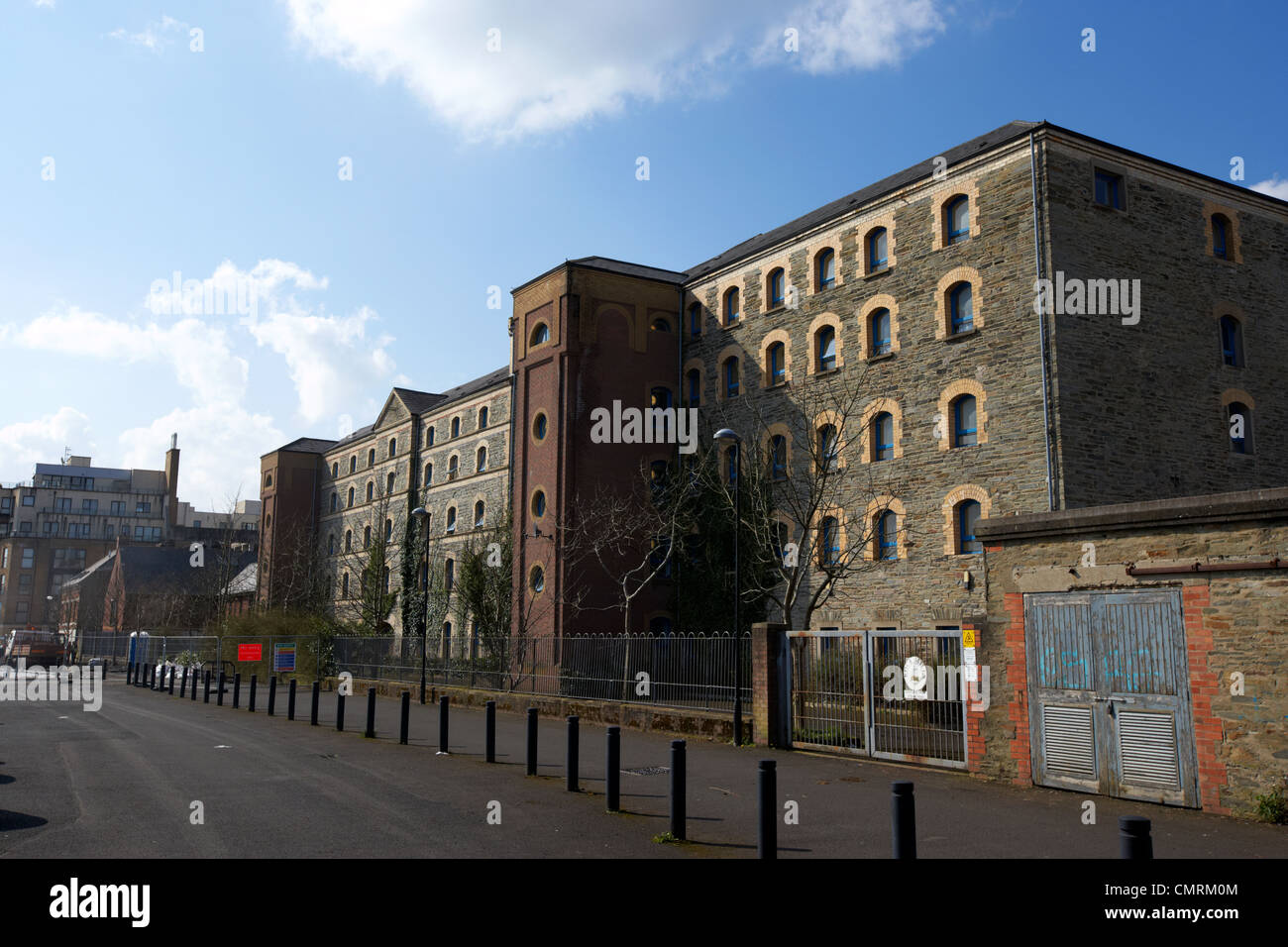 rock mills former flour mills building converted to student accommodation use in Derry city county londonderry Stock Photo