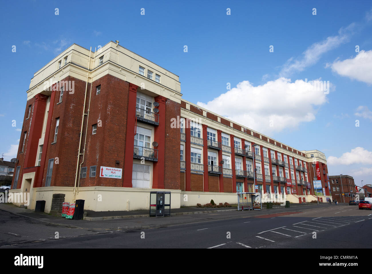 former wilkinsons shirt factory on the strand road Derry city county