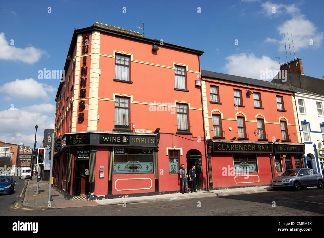the clarendon bar Derry city county londonderry northern ireland uk. Stock Photo