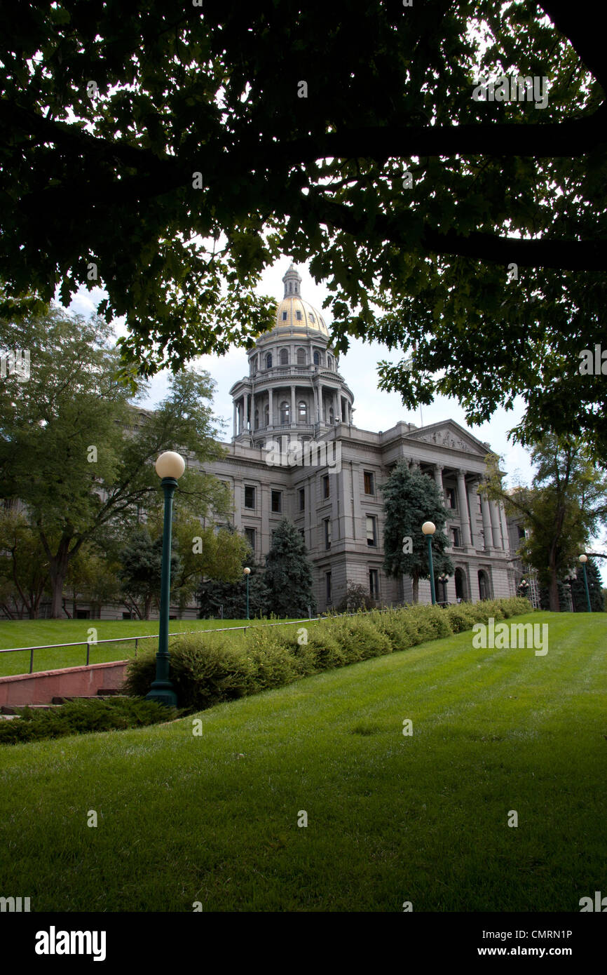 Colorado State Capital building in the summer time Stock Photo