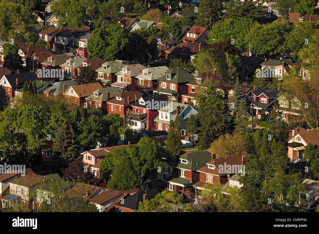 View of Residential Neighborhood Near Gage Park, Hamilton, Ontario