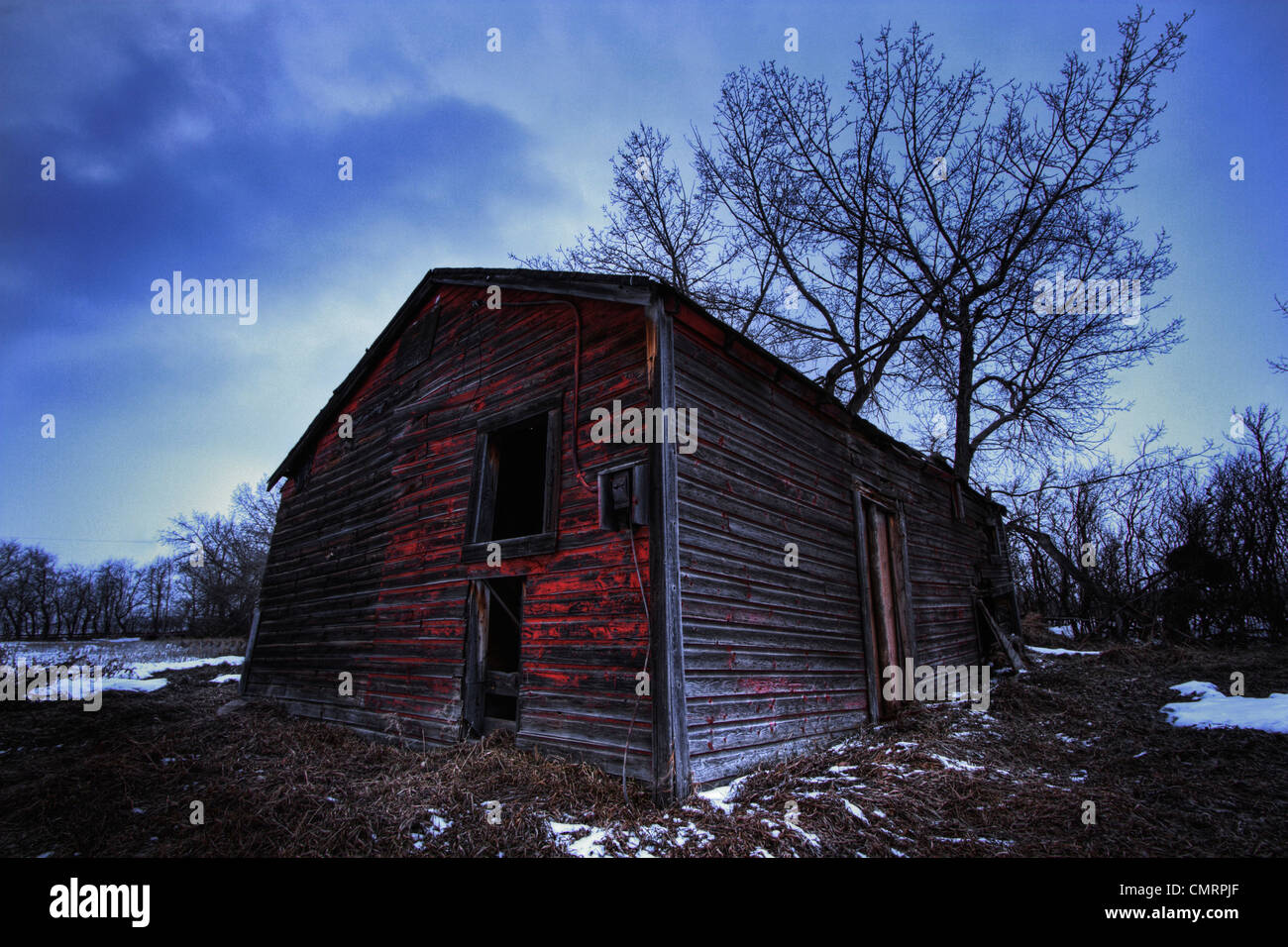 Old Barn, Namao, Alberta Stock Photo Alamy