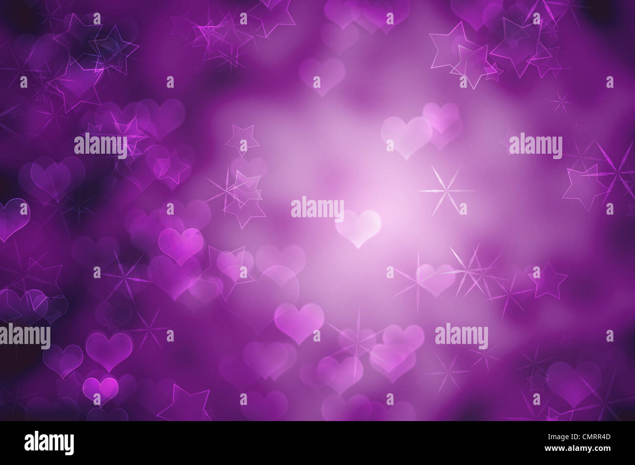 Purple romantic background Stock Photo