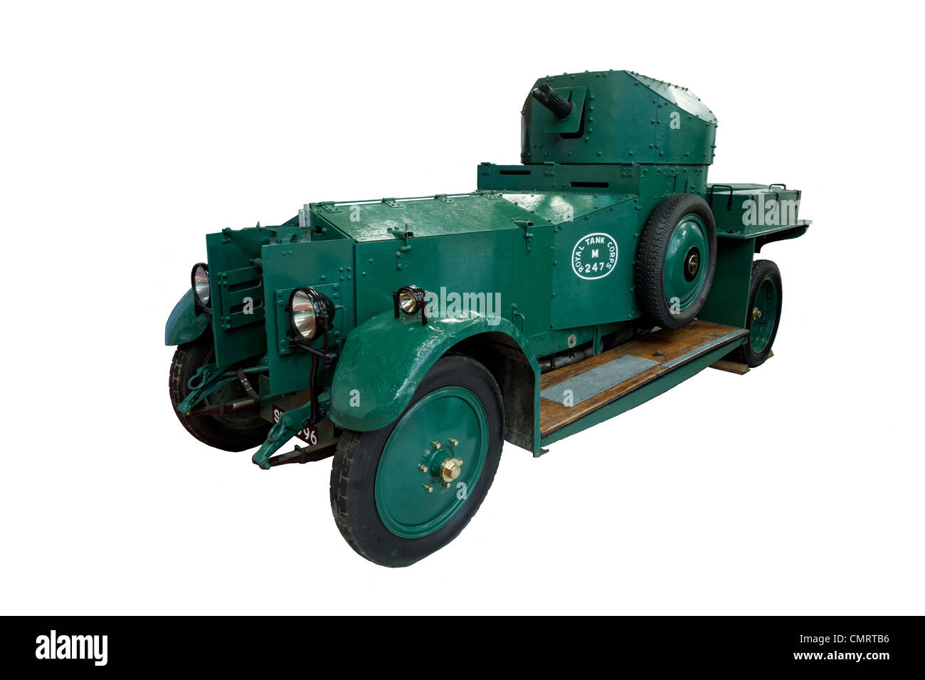 A Cut out of a Rolls Royce 1920 pattern Mk 1 Armoured Car used by British armed forces Stock Photo