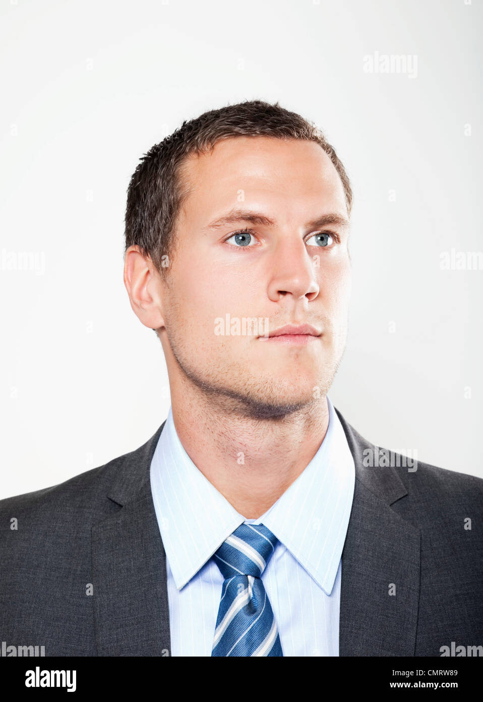 Business man in blue suit hi-res stock photography and images - Alamy