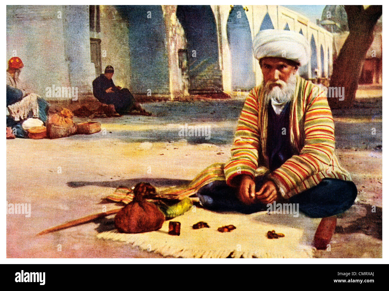 1919 Blind fortune teller of Kokand Stock Photo